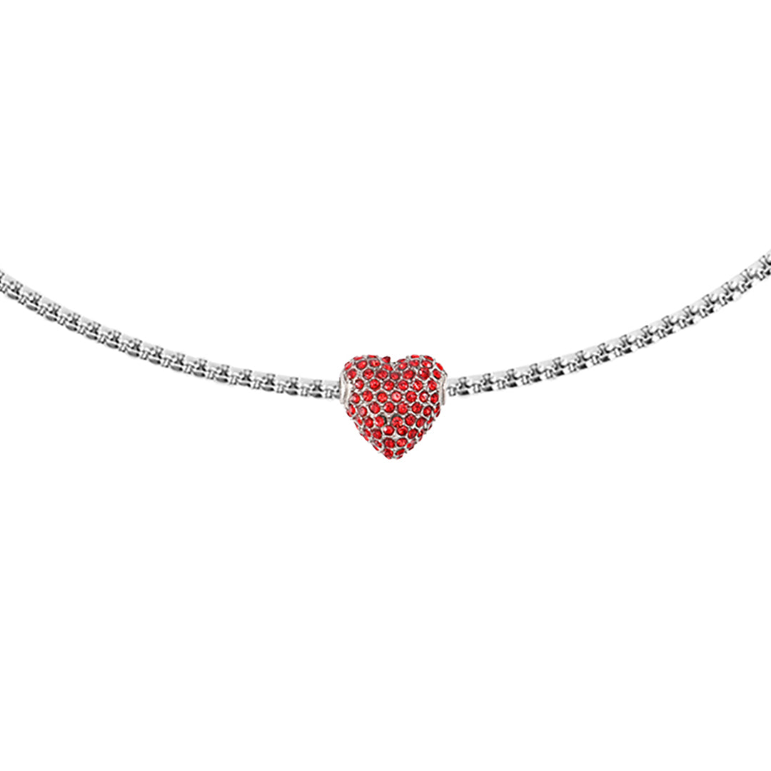 Bubble Heart Chain Necklace
