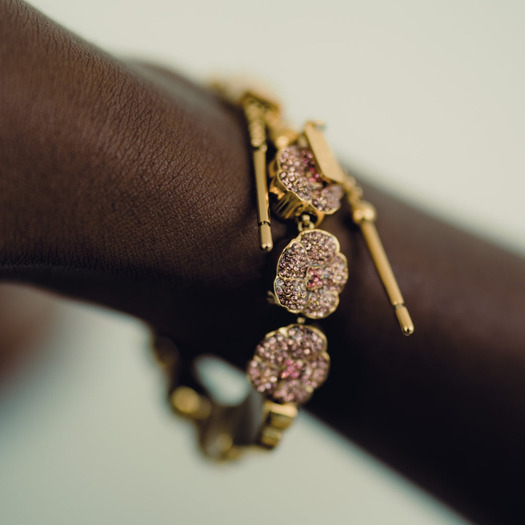 Cherry Blossom Slider Bracelet