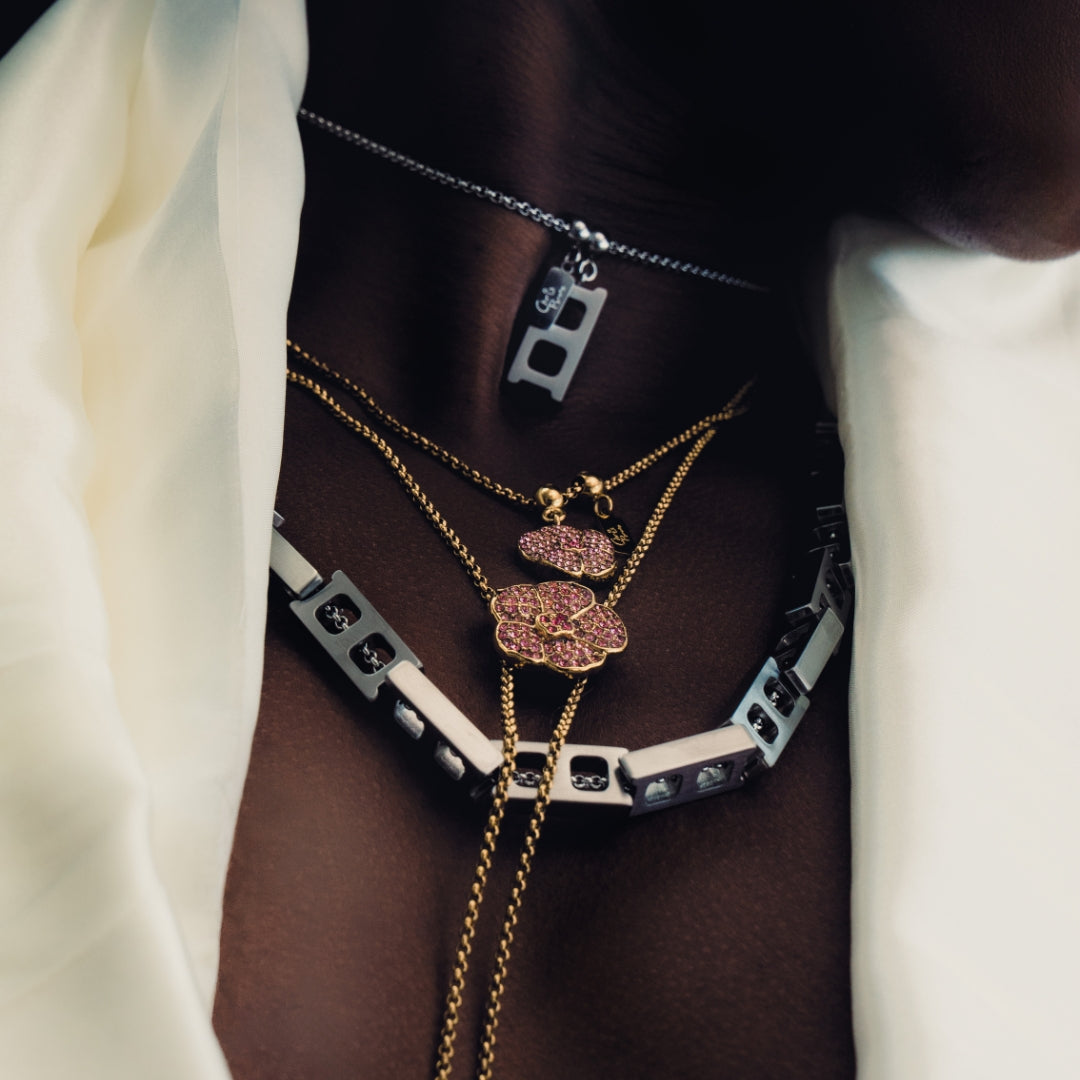 Concrete Charm Necklace